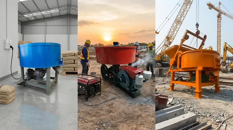 Quelles sont les options d'alimentation pour les bétonnières ? Choisissez la bonne alimentation pour votre chantier