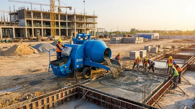 콘크리트 믹서의 효율성 이점은 무엇인가요? 생산성 향상 및 비용 절감