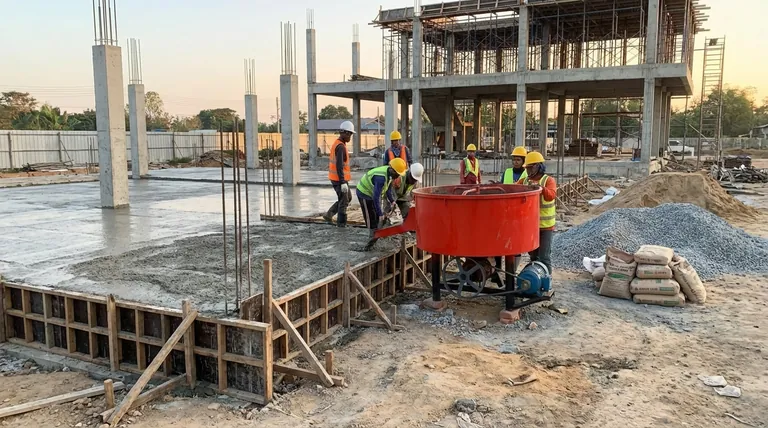 콘크리트 믹서를 사용하여 준비하는 주요 구조 요소는 무엇인가요? 튼튼한 기초 및 그 이상을 구축하세요.