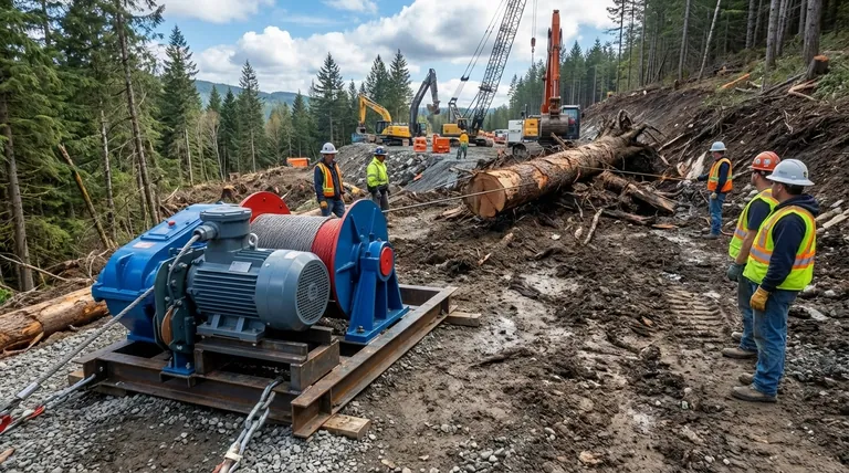 윈치를 무엇에 사용할 수 있나요? 복구 및 중량물 리프팅을 위한 강력한 기능 활용