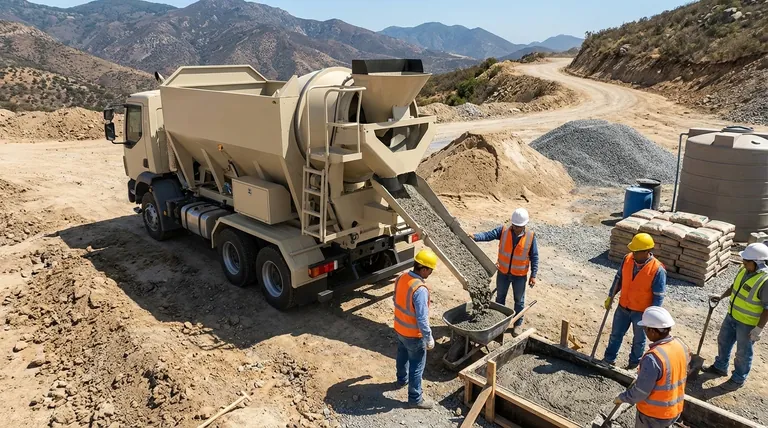 부피 믹서의 장점은 무엇인가요? 콘크리트 공급을 직접 제어하세요.