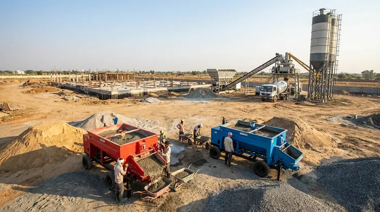 コンクリートミキサーを選ぶ際の重要な考慮事項は何ですか?プロジェクトに合わせて最大の効率を実現しましょう