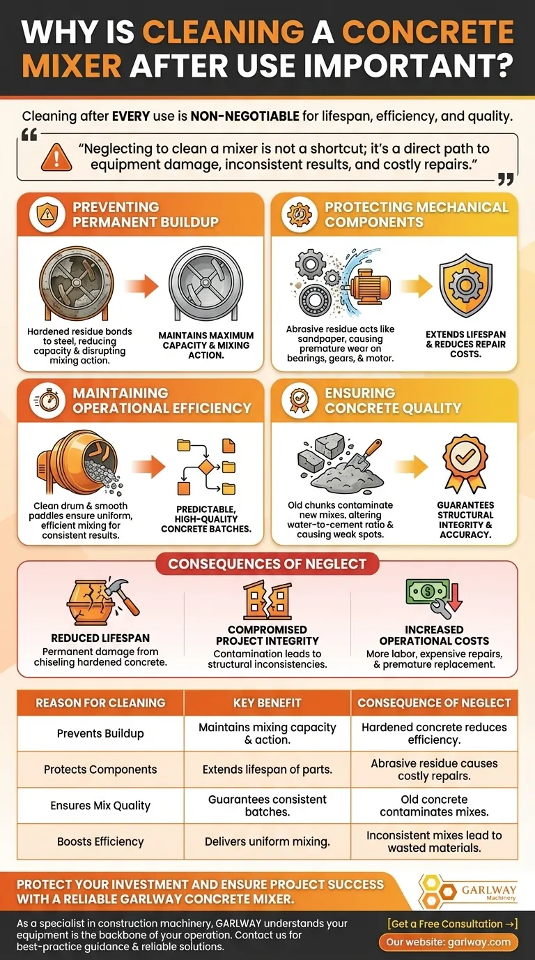¿Por qué es importante limpiar una hormigonera después de usarla? Evite reparaciones costosas y garantice la calidad Guía Visual