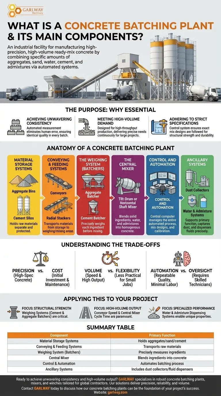 Cos'è un impianto di betonaggio e quali sono i suoi componenti principali? Una guida alla produzione di calcestruzzo di alto volume e precisione Guida Visiva