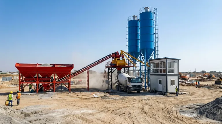 콘크리트 배치 플랜트의 작동 원리는 무엇인가요? 일관된 품질을 위한 정밀 배치