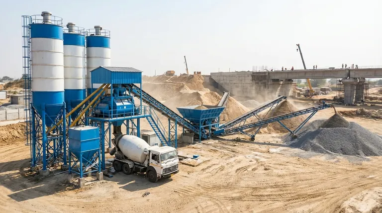 콘크리트 배치 플랜트의 생산 능력과 응용 분야는 무엇인가요? 프로젝트에 적합한 플랜트를 찾아보세요.