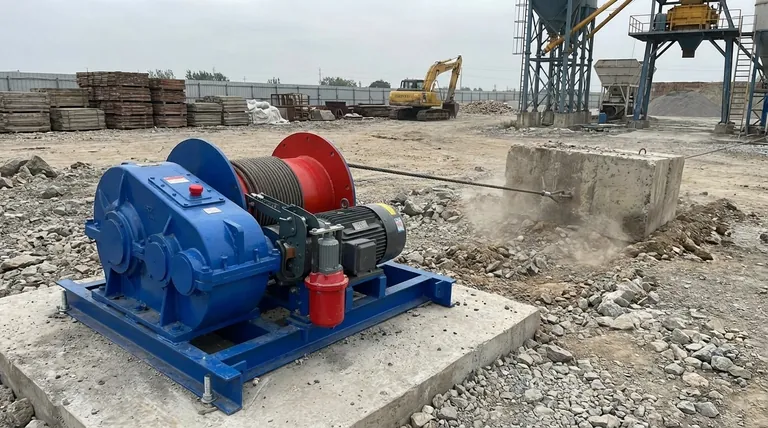 윈치의 작동 원리는 무엇인가요? 동력을 인장력으로 변환