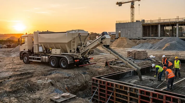 부피 믹서의 역사적 중요성은 무엇인가요? 현장 콘크리트 생산의 혁신