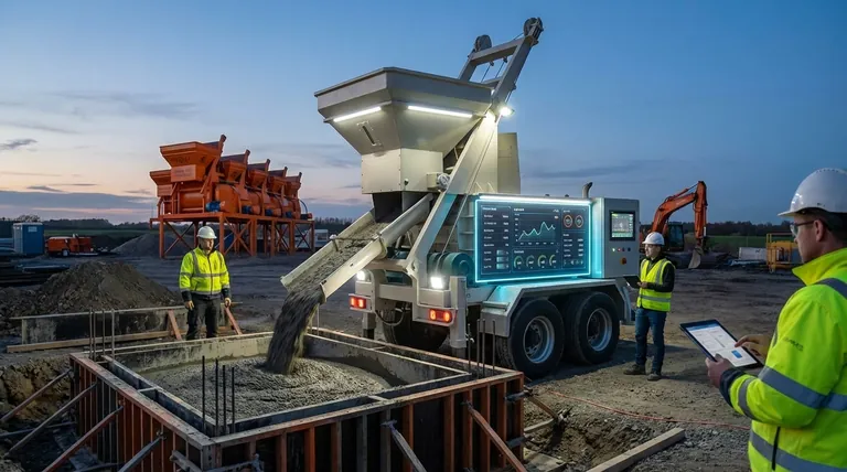 기술은 어떻게 볼륨 믹서 작동을 개선했습니까? 콘크리트 생산의 정밀도 및 일관성 달성