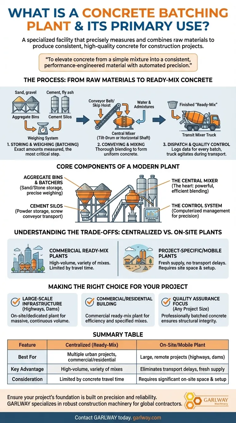 Cos'è un impianto di betonaggio e qual è il suo uso principale? Ottieni precisione e qualità per i tuoi progetti Guida Visiva
