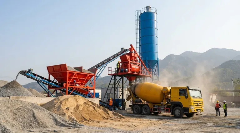 콘크리트 배치 플랜트에서 콘크리트를 생산하는 과정은 무엇인가요? 정밀도 및 품질 가이드