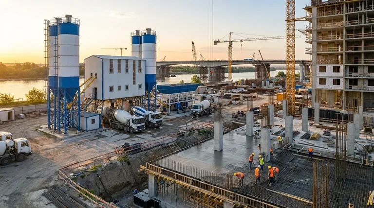 콘크리트 배치 플랜트에서 생산된 콘크리트가 일반적으로 사용되는 건설 프로젝트 유형은 무엇인가요? 대규모 성공을 위한 필수 요소