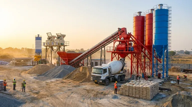 콘크리트 배치 플랜트에서 생산할 수 있는 건설 자재의 종류는 무엇입니까? 정밀 혼합 콘크리트 및 모르타르