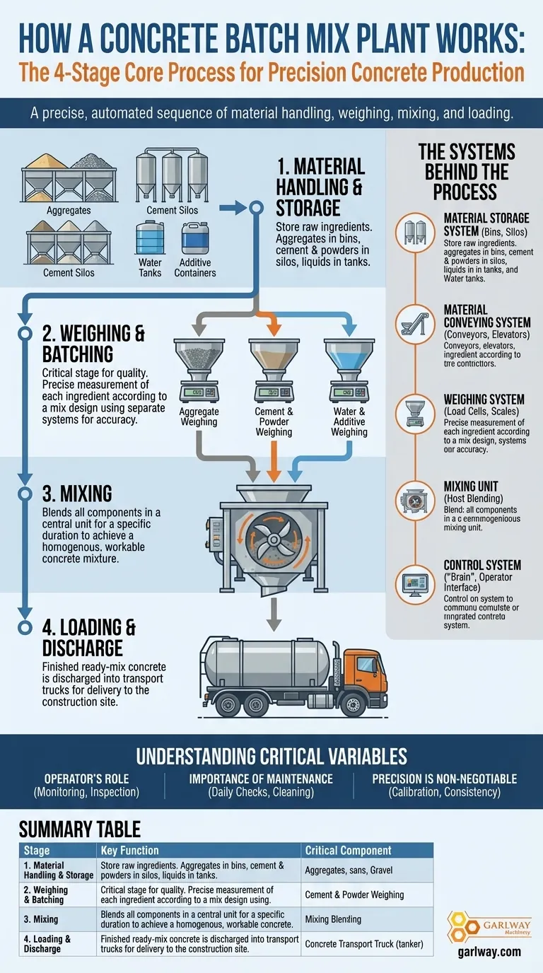 Quelles sont les principales étapes du principe de fonctionnement d'une centrale à béton ? Un guide de la précision automatisée Guide Visuel
