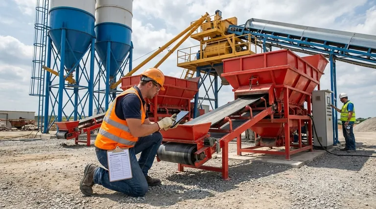 Quel rôle joue l'opérateur dans l'entretien d'une centrale à béton par lots ? La première ligne de défense