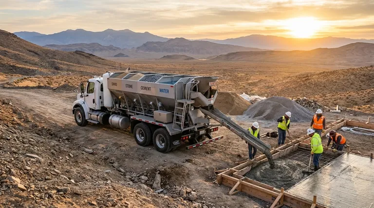 연속 믹서가 외딴 지역에 적합한 이유는 무엇인가요? 현장에서 콘크리트 생산 독립성 확보