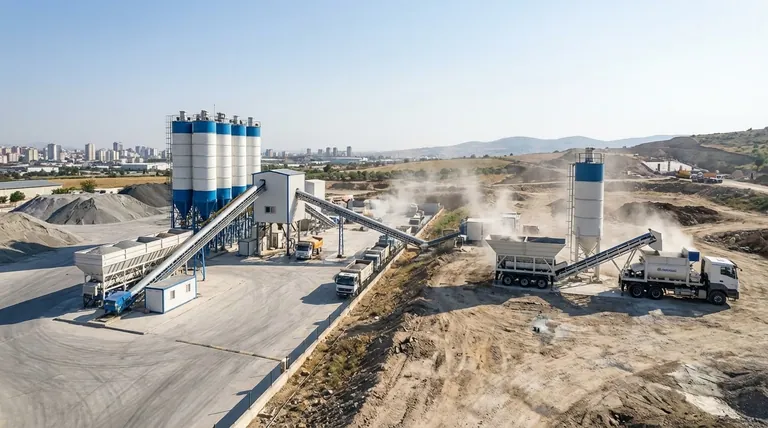 고정식 배치 플랜트와 이동식 배치 플랜트의 장점은 무엇인가요? 프로젝트 효율성 극대화