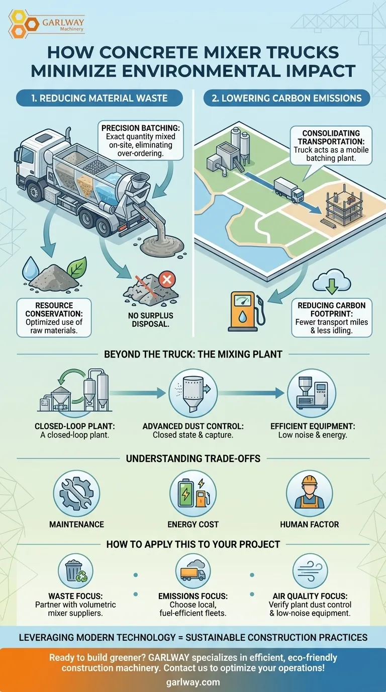 Comment les camions malaxeurs à béton minimisent-ils leur impact environnemental ? Réalisez une construction durable grâce à un malaxage efficace Guide Visuel