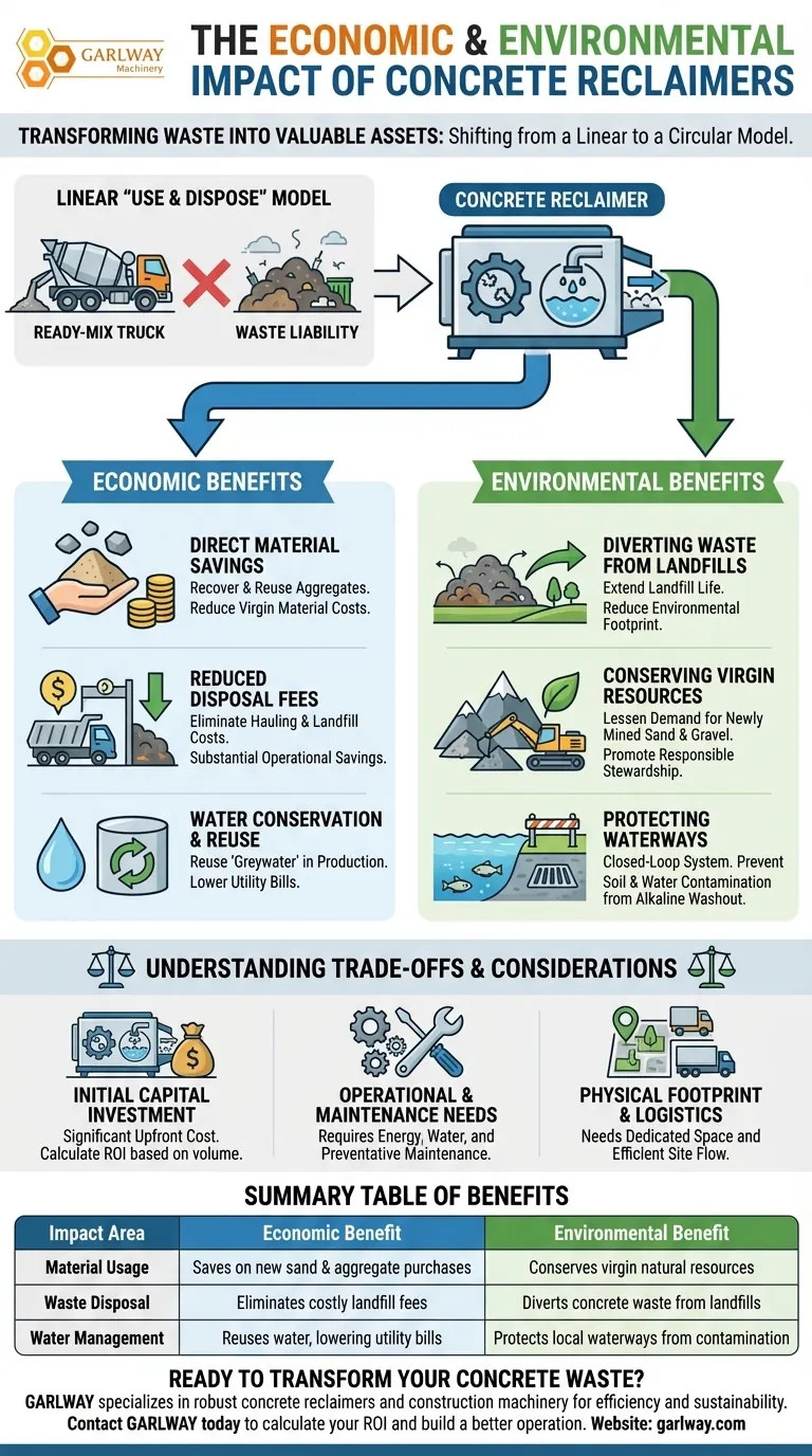 콘크리트 재활용기의 경제적 및 환경적 영향은 무엇인가요? 비용을 절감하고 지속 가능성을 높이세요. 시각적 가이드