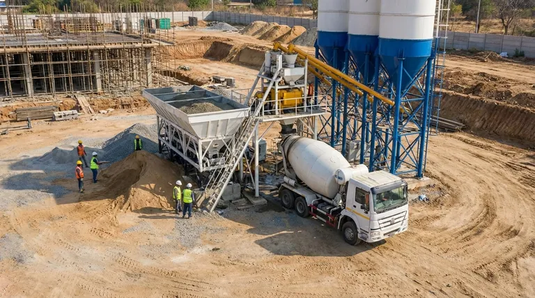 소규모 사업체를 위한 이동식 콘크리트 배치 플랜트의 이점은 무엇인가요? 현장 제어 및 유연성 확보