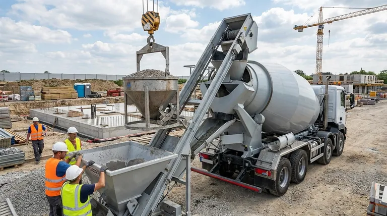 Quais são os principais componentes de uma betoneira com cesto elevatório? Aumente a Eficiência no Local