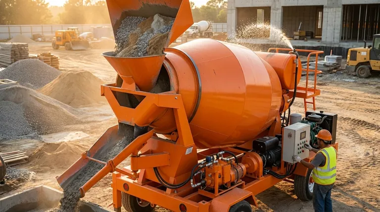 What are the basic components of a concrete mixer machine? A Guide to Core Parts & Functions