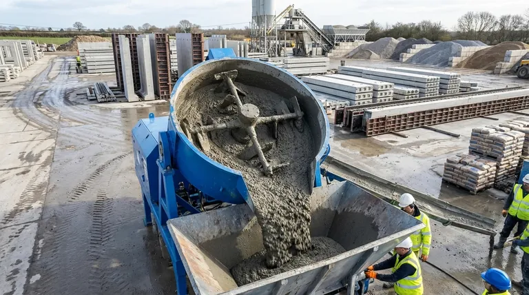 강제 혼합기는 어떤 종류의 콘크리트를 위해 특별히 설계되었습니까? 특수 혼합물의 완벽한 균질성 달성