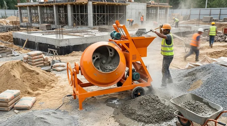 Quelle est la fonction d'une bétonnière ? Obtenez un béton constant et de haute qualité pour vos projets