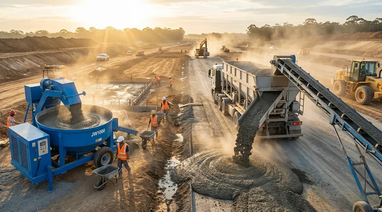 콘크리트 믹서의 두 가지 주요 유형은 무엇인가요? 프로젝트에 적합한 것을 선택하세요.