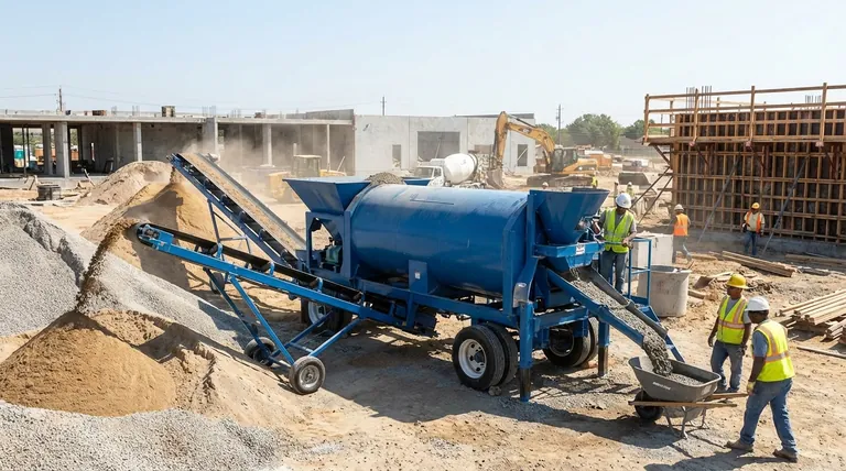 連続ミキサーは一般的にどこに設置されますか?最大限の効率と新鮮なコンクリートのための現場設置