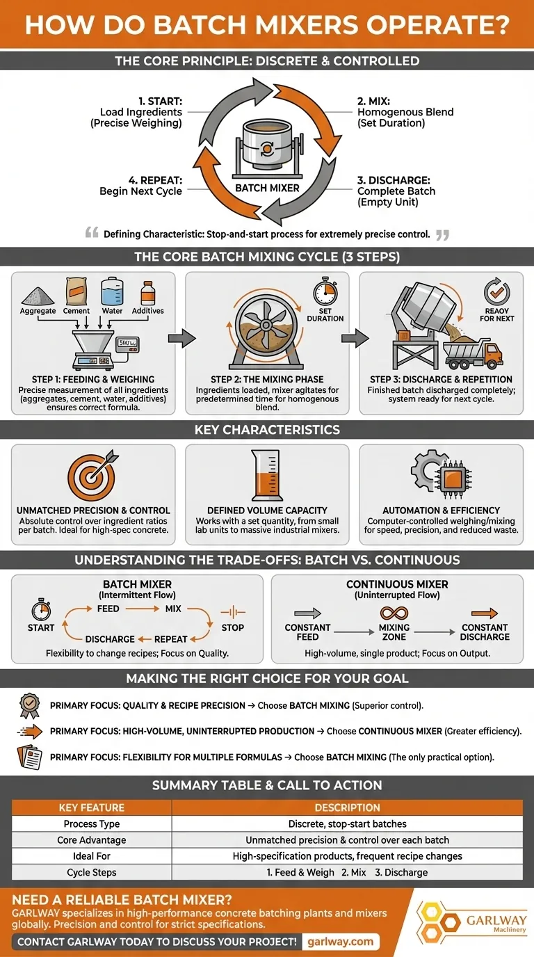 배치 믹서는 어떻게 작동하나요? 정밀하고 제어된 혼합 가이드 시각적 가이드
