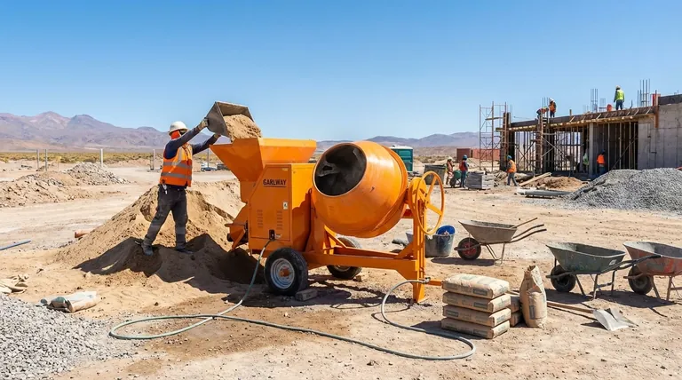 가스 동력 모르타르 믹서의 장점은 무엇인가요? 현장에서의 비교할 수 없는 자유를 누리세요