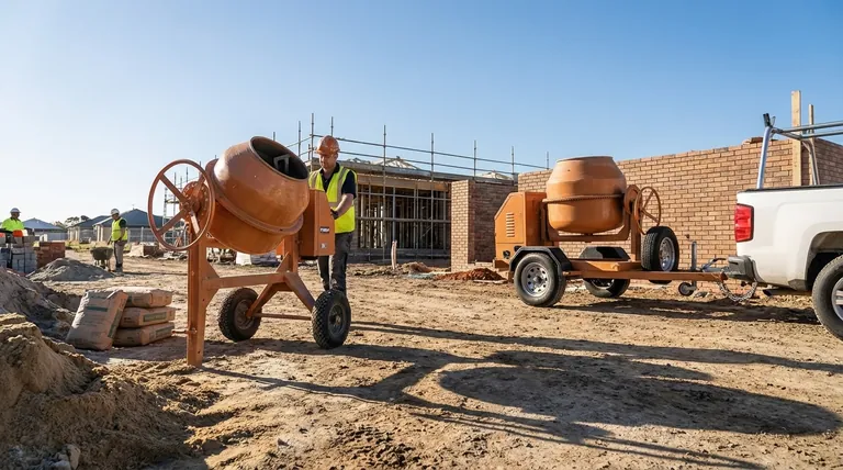 모르타르 믹서의 휴대성 고려 사항은 무엇인가요? 현장 또는 현장 간 이동에 적합한 믹서 선택