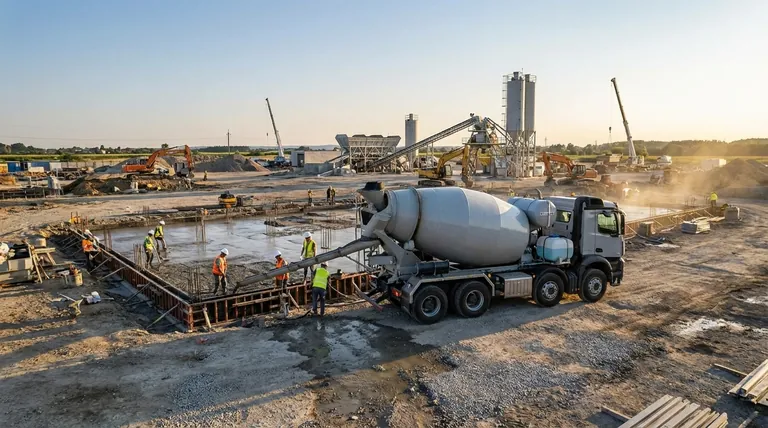 초기 설계 이후 현대 콘크리트 믹서 트럭은 어떻게 진화했습니까? 기본 텀블러에서 이동식 배치 플랜트까지