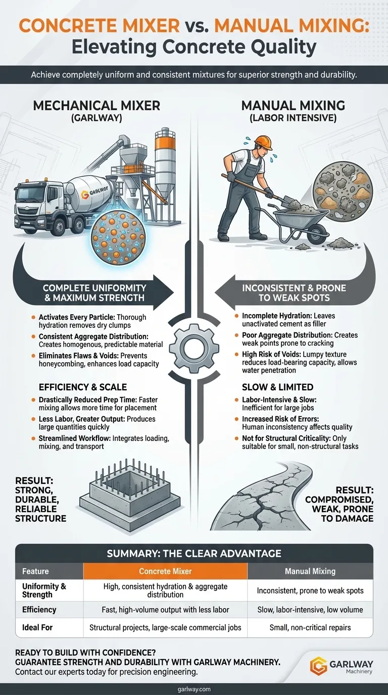 Como uma betoneira melhora a qualidade do concreto? Garanta resistência e consistência para sua construção Guia Visual