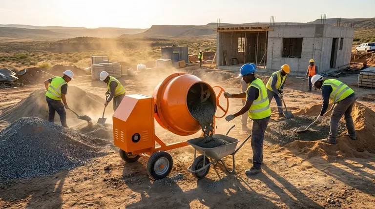 Comment une bétonnière portable bénéficie-t-elle aux projets de construction ? Augmentez l'efficacité et réduisez les coûts sur site