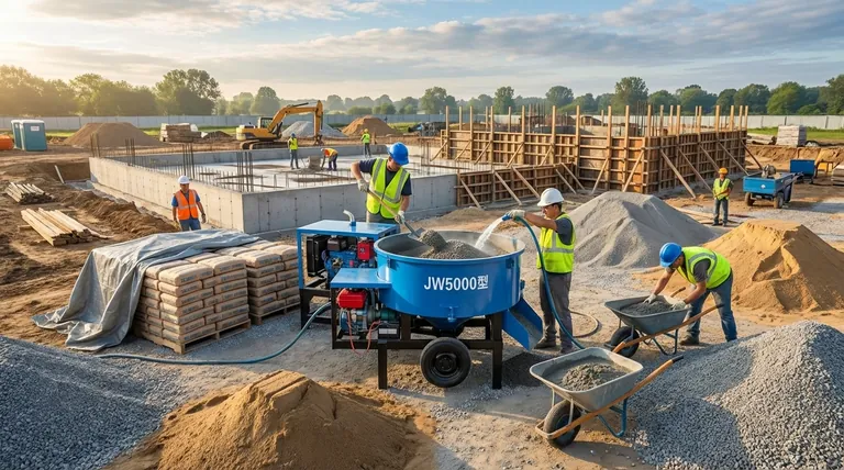 Quais são algumas dicas para usar efetivamente uma betoneira em um canteiro de obras? Aumente a Eficiência e a Qualidade