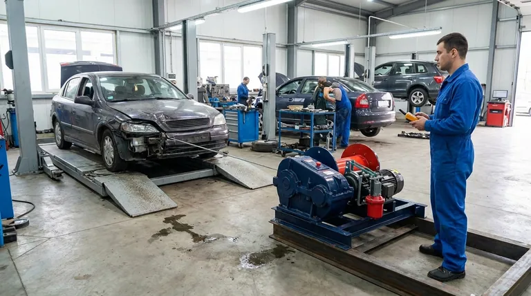 ¿Por qué los talleres de reparación de automóviles prefieren los cabrestantes eléctricos? Aumente la eficiencia y la seguridad con la automatización