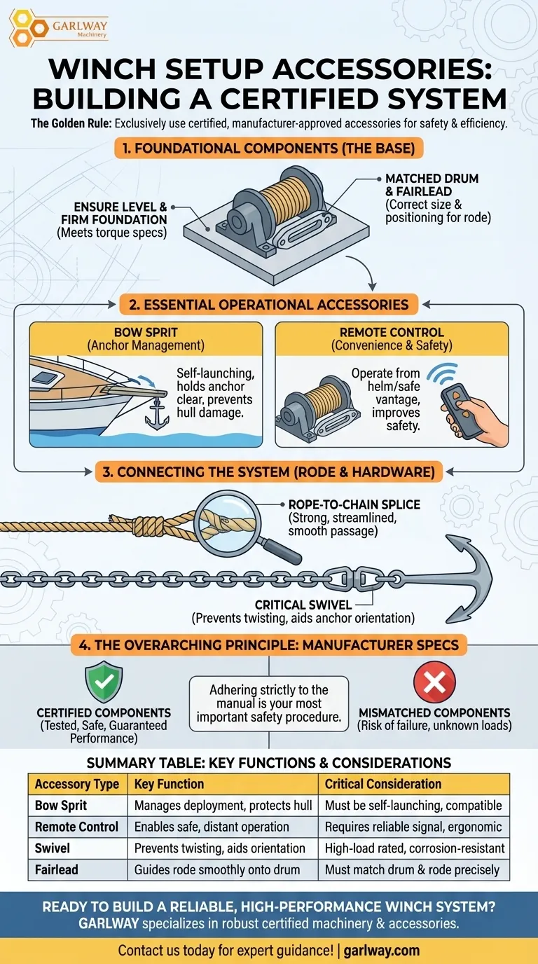 ما نوع الملحقات التي يجب استخدامها لإعداد الرافعة؟ بناء نظام آمن وفعال دليل مرئي