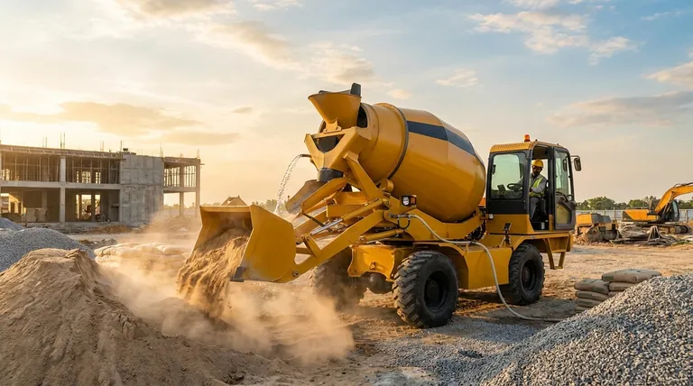 자가 로딩 콘크리트 믹서에서 혼합 과정은 어떻게 시작되나요? 현장 효율성을 위한 단계별 가이드