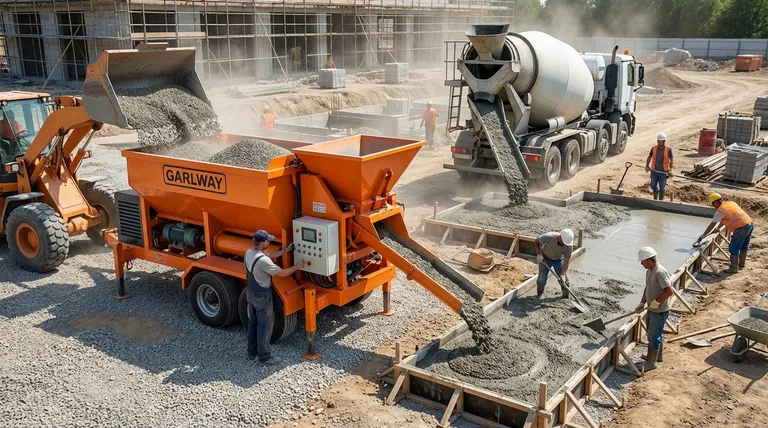 부피 콘크리트 믹서 트럭과 일반 트럭의 차이점은 무엇인가요? 현장 유연성 극대화 및 폐기물 제로