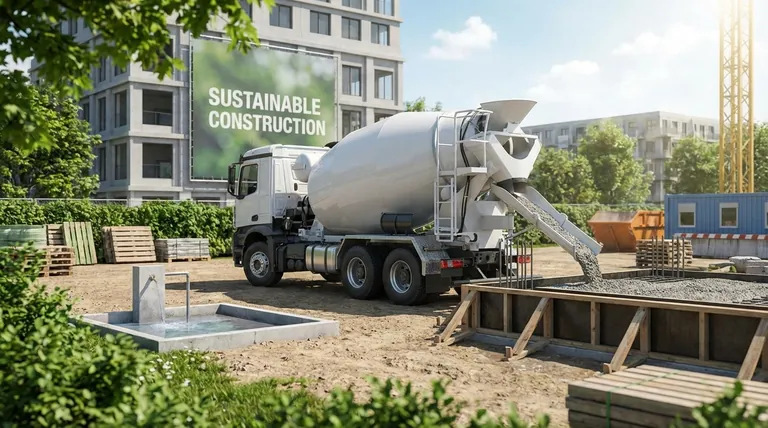 Quels sont les avantages environnementaux des camions malaxeurs à béton ? Réduisez les déchets et les émissions sur votre chantier