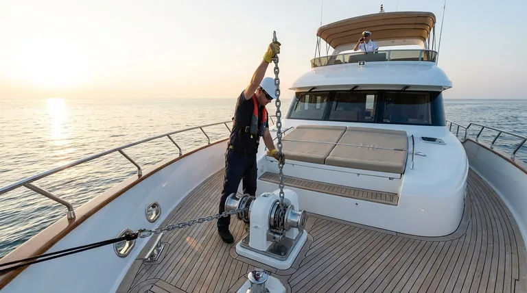 What precautions should be taken when using a windlass? Safeguard Your Vessel and Crew