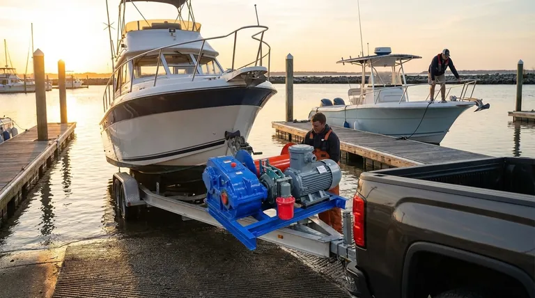 보트에 필요한 윈치의 무게는 얼마인가요? 트레일러 또는 앵커에 적합한 용량을 확보하세요.