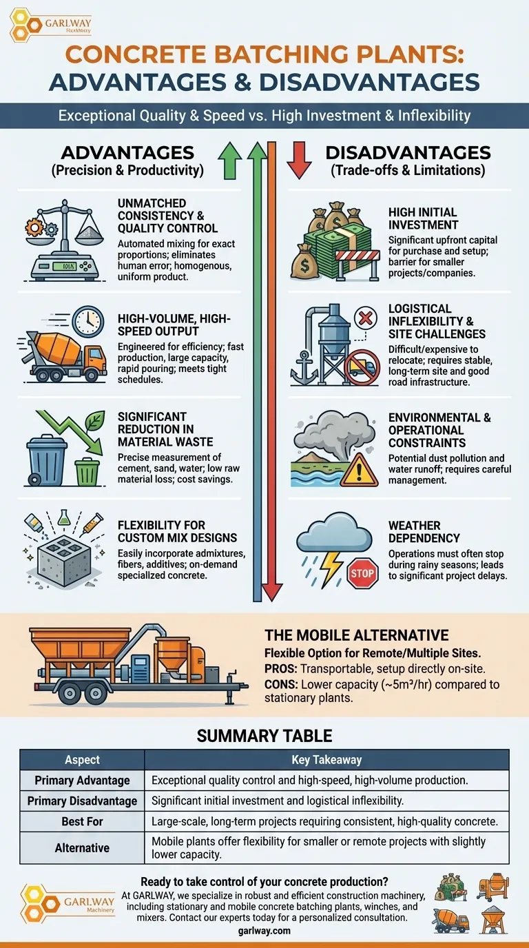 ¿Cuáles son las ventajas y desventajas de las plantas de hormigón? Maximizar la calidad y la eficiencia Guía Visual