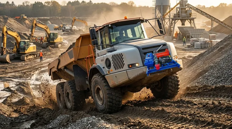 건설 장비에 4륜 구동을 적용할 때의 주요 이점은 무엇인가요? 작업 현장의 생산성 및 안전성 향상