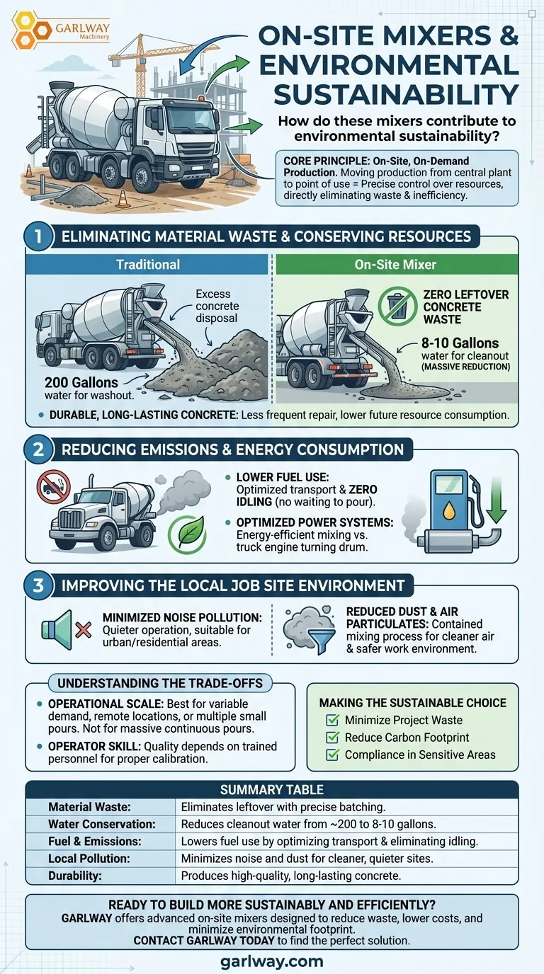 Comment ces malaxeurs contribuent-ils à la durabilité environnementale ? Réduire les déchets, les émissions et conserver les ressources Guide Visuel