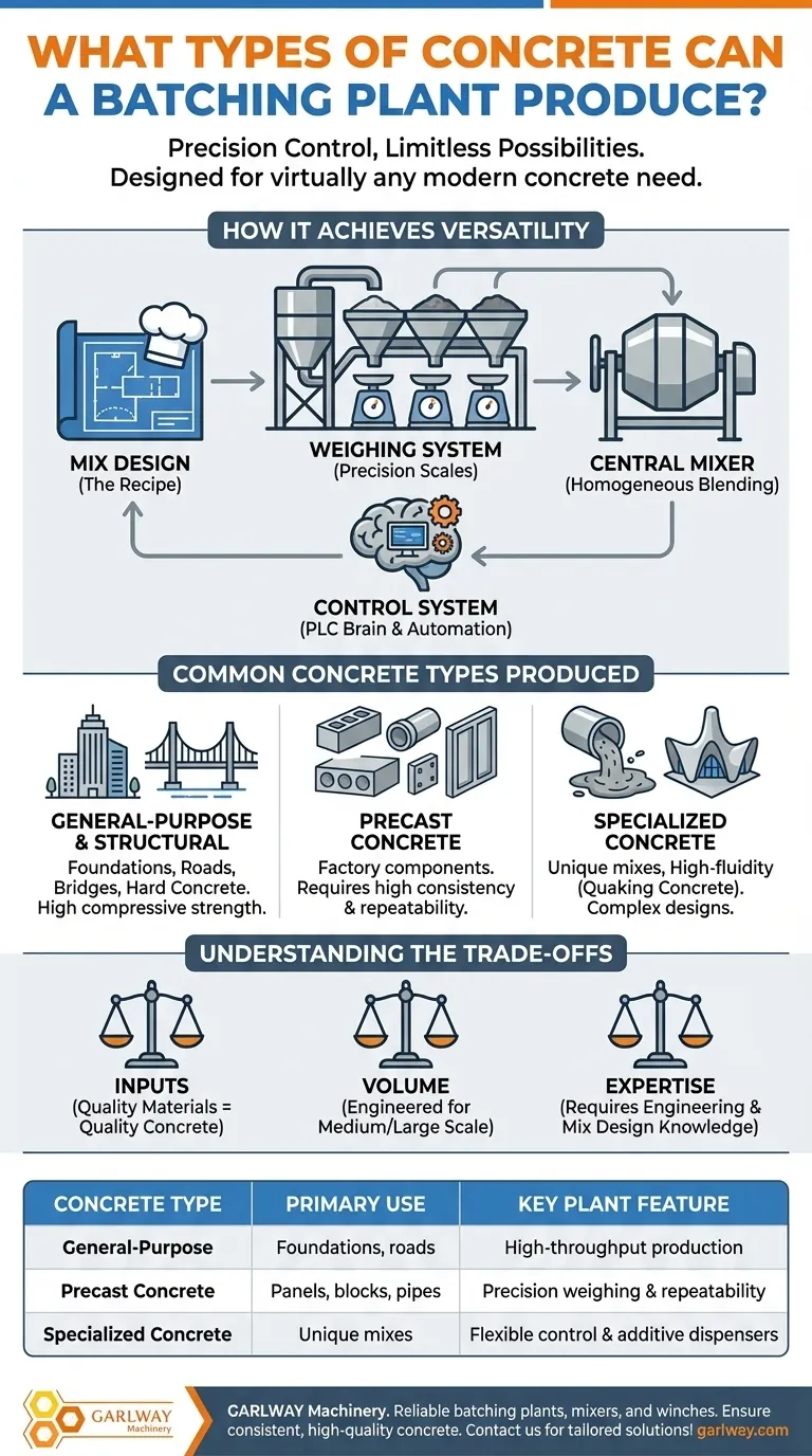 콘크리트 배치 플랜트에서 어떤 종류의 콘크리트를 생산할 수 있습니까? 모든 건설 프로젝트를 위한 다용도 혼합물 시각적 가이드