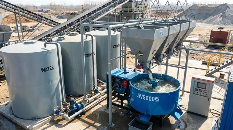 콘크리트 배치 플랜트에서 액체 운송은 무엇을 포함합니까? 정확한 혼합 품질 및 일관성 보장