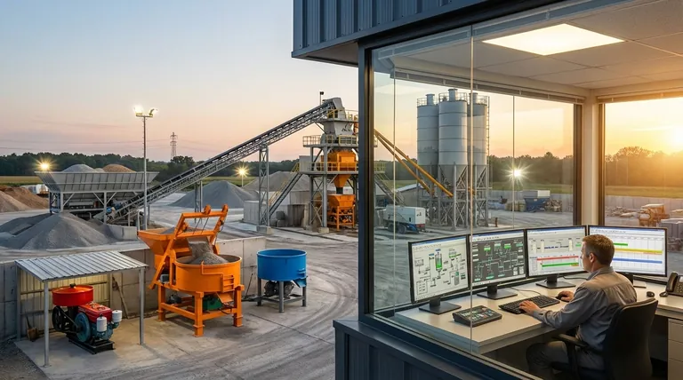 コンクリートプラントにおける制御システムの役割とは?精度を確保し、効率を最大化する